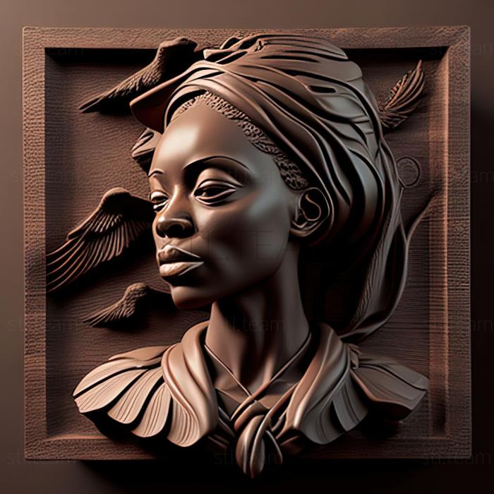 3D model Kehinde Wili American artist (STL)